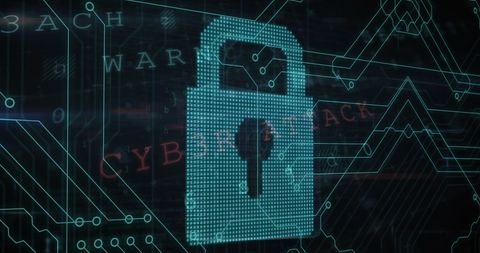 Digital Padlock and Cyber Security Technology Concept - Download Free Stock Images Pikwizard.com