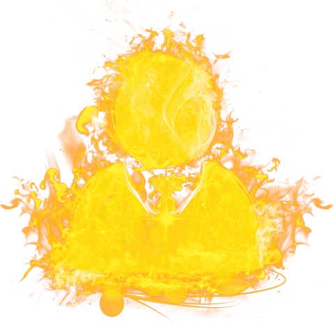 burning human figure isolated on transparent background - Download Free Stock Videos Pikwizard.com
