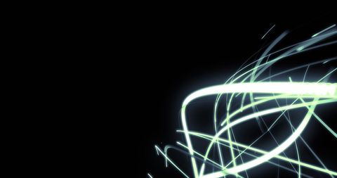 Abstract Light Trails Crossing Over Black Background - Download Free Stock Images Pikwizard.com