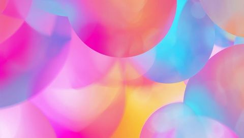 Dreamy Pastel Bokeh Orbs with Luminous Gradient Soft Glow for Abstract Colorful Background