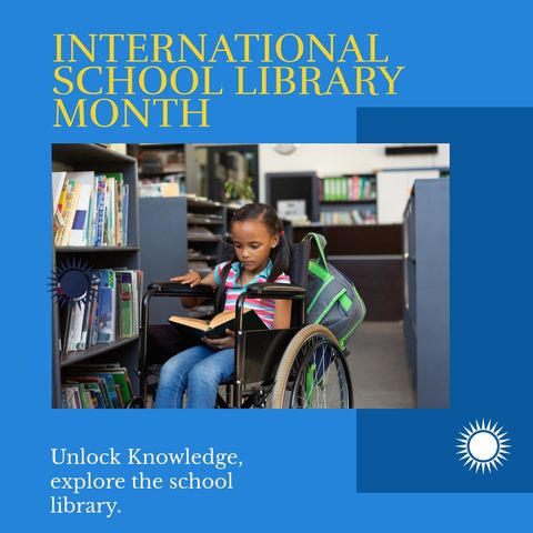 international school library month celebration with young learner and accessibility focus - Download Free Stock Templates Pikwizard.com