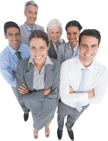 Diverse Business Team in Transparent Setting with Confidence - Download Free Stock Videos Pikwizard.com