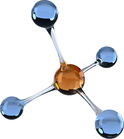 Transparent Stylish 3D Render of Chemical Molecule Model - Download Free Stock Videos Pikwizard.com