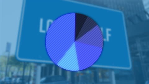 Animated Pie Chart Data Processing with Motivational Background