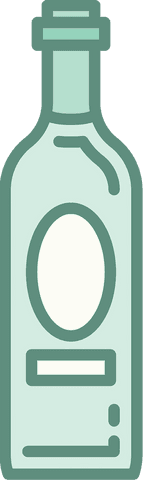 Transparent vector glass of wine illustration for celebrations