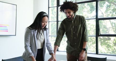 Business Professionals Engaging in Office Meeting