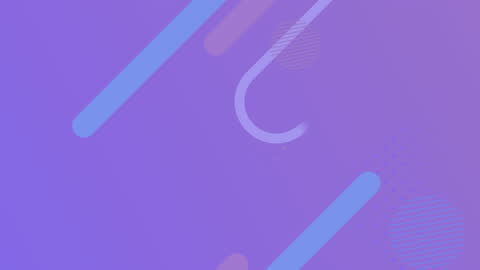 Abstract Purple Background with Dynamic Lightning and Shapes