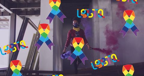 LGBTQ+ Activism and Pride Support with Vivid Smoke