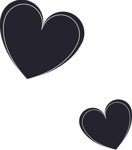abstract twin hearts transparent background minimal design - Download Free Stock Videos Pikwizard.com