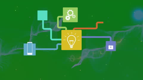 Digital Connectivity and Innovation Concept Illustration