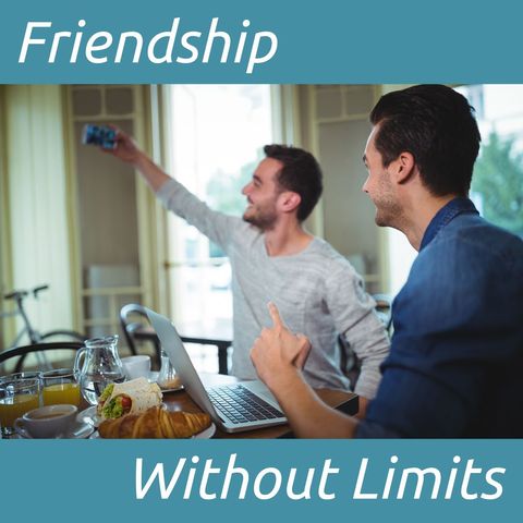 Two Happy Friends Taking Selfie at Cafe Table - Download Free Stock Templates Pikwizard.com