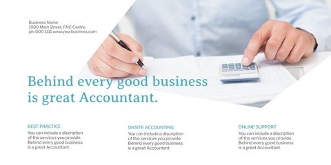 Professional Accounting Services Advertising Layout - Download Free Stock Templates Pikwizard.com