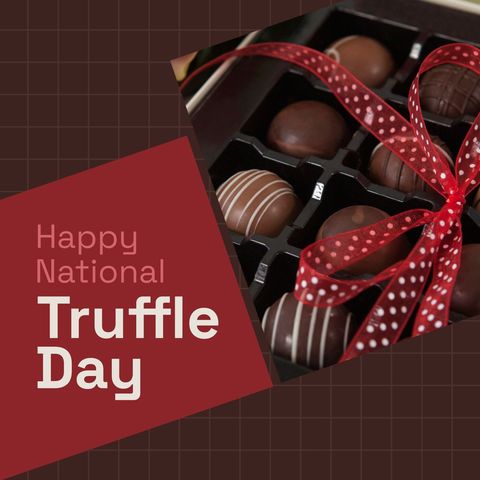 celebrate national truffle day with assorted chocolates - Download Free Stock Templates Pikwizard.com
