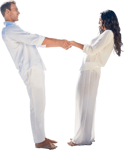 Couple Holding Hands Smiling on Transparent Background - Download Free Stock Videos Pikwizard.com