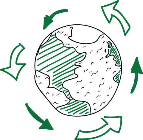 transparent globe with recycling arrows illustration - Download Free Stock Videos Pikwizard.com