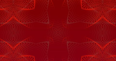 Hypnotic Red Kaleidoscope with Abstract Geometric Patterns - Download Free Stock Images Pikwizard.com