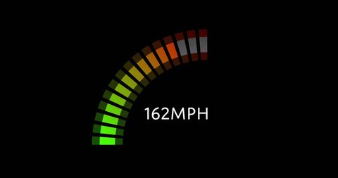 Car Speedometer Gauge Displaying 162 MPH on Black Background - Download Free Stock Images Pikwizard.com