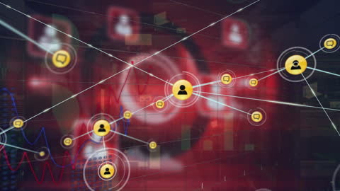 Digital Network Animation with Business Data Neural Overlay