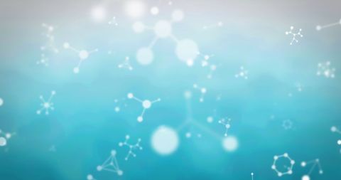 Abstract Molecular Structures on Gradient Background - Download Free Stock Images Pikwizard.com