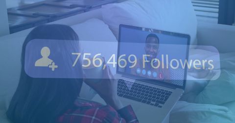 Social Influencer Hosting Popular Webinar with Significant Audience