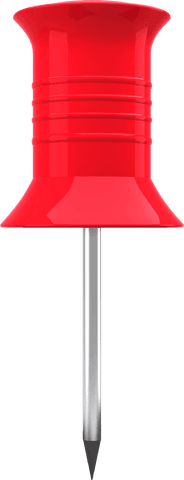 red map pin standing on white background for transparent use - Download Free Stock Videos Pikwizard.com