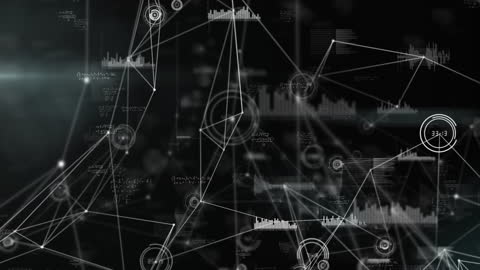Animated Data Networks and Connections Visualization