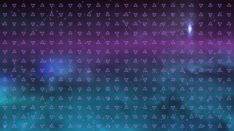 Abstract Triangle Pattern in Gradient Neon Tones