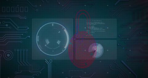 Fingerprint and Data Security Interface Concept - Download Free Stock Images Pikwizard.com