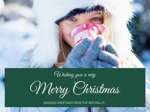Joyful Christmas Greetings with Festive Warmth - Download Free Stock Templates Pikwizard.com