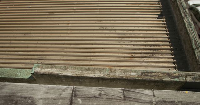 Top View of Old Metal Roof with Rust and Weathered Patina - Download Free Stock Images Pikwizard.com