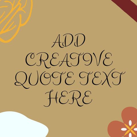 abstract floral background design template for creative quotes - Download Free Stock Templates Pikwizard.com