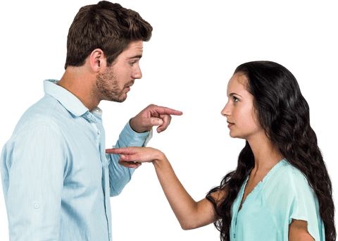 transparent arguing businesspeople in conflict vector illustration - Download Free Stock Videos Pikwizard.com
