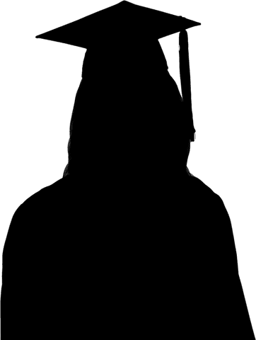 transparent silhouette of woman with graduation hat background - Download Free Stock Videos Pikwizard.com