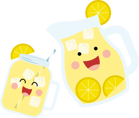 cute lemonade glasses cartoon on transparent background - Download Free Stock Videos Pikwizard.com