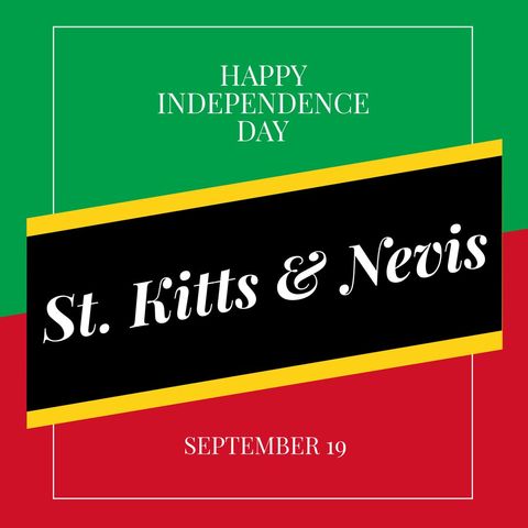 Celebrating St. Kitts & Nevis Independence Day with Patriotic Colors - Download Free Stock Templates Pikwizard.com