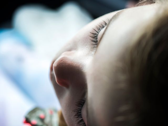 Close-Up of Child Sleeping Peacefully with Focus on Eyelashes - Download Free Stock Photos Pikwizard.com