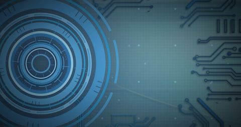 Futuristic Circuit Board with Data Patterns - Download Free Stock Images Pikwizard.com