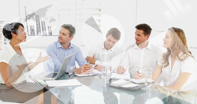 Business Team Discussing Ideas in Modern Conference Room - Download Free Stock Images Pikwizard.com