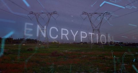 Encryption in power grid technology during dusk