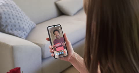 Romantic Video Call with Gift Exchanging