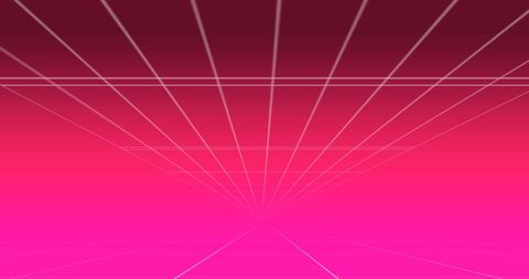 Retro Futuristic Grid on Vivid Pink Background - Download Free Stock Images Pikwizard.com