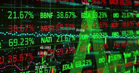 digital finance data display with economic analysis - Download Free Stock Images Pikwizard.com