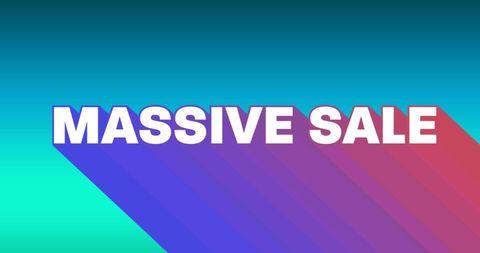 Bright Colorful Announcement Massive Sale