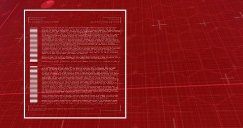 Digital Data Processing on Transparent Red Interface - Download Free Stock Images Pikwizard.com