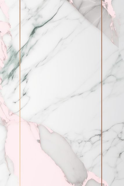 Close up of white and pink marble with veins background, created using generative ai technology. Marble, stone, pattern and texture concept digitally generated image.