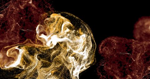 Dynamic White and Red Particle Swirls on Black Background - Download Free Stock Images Pikwizard.com