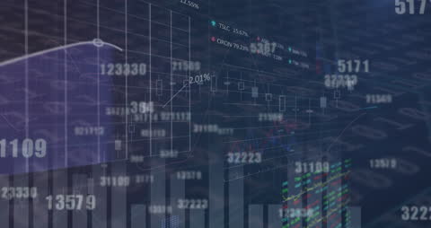 Abstract Financial Market Digital Interface