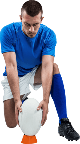 Athlete Preparing Dream Goal Execution, Rugby Victory Foresight