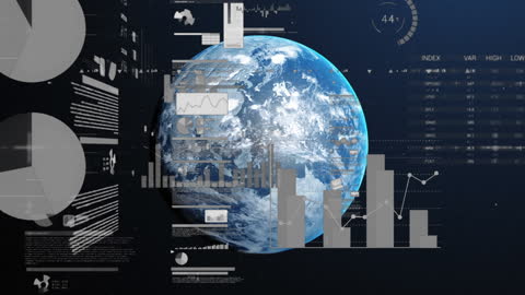 Global Data Analysis with Futuristic Interface