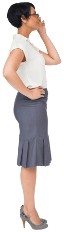 confident biracial businesswoman transparent background png - Download Free Stock Videos Pikwizard.com
